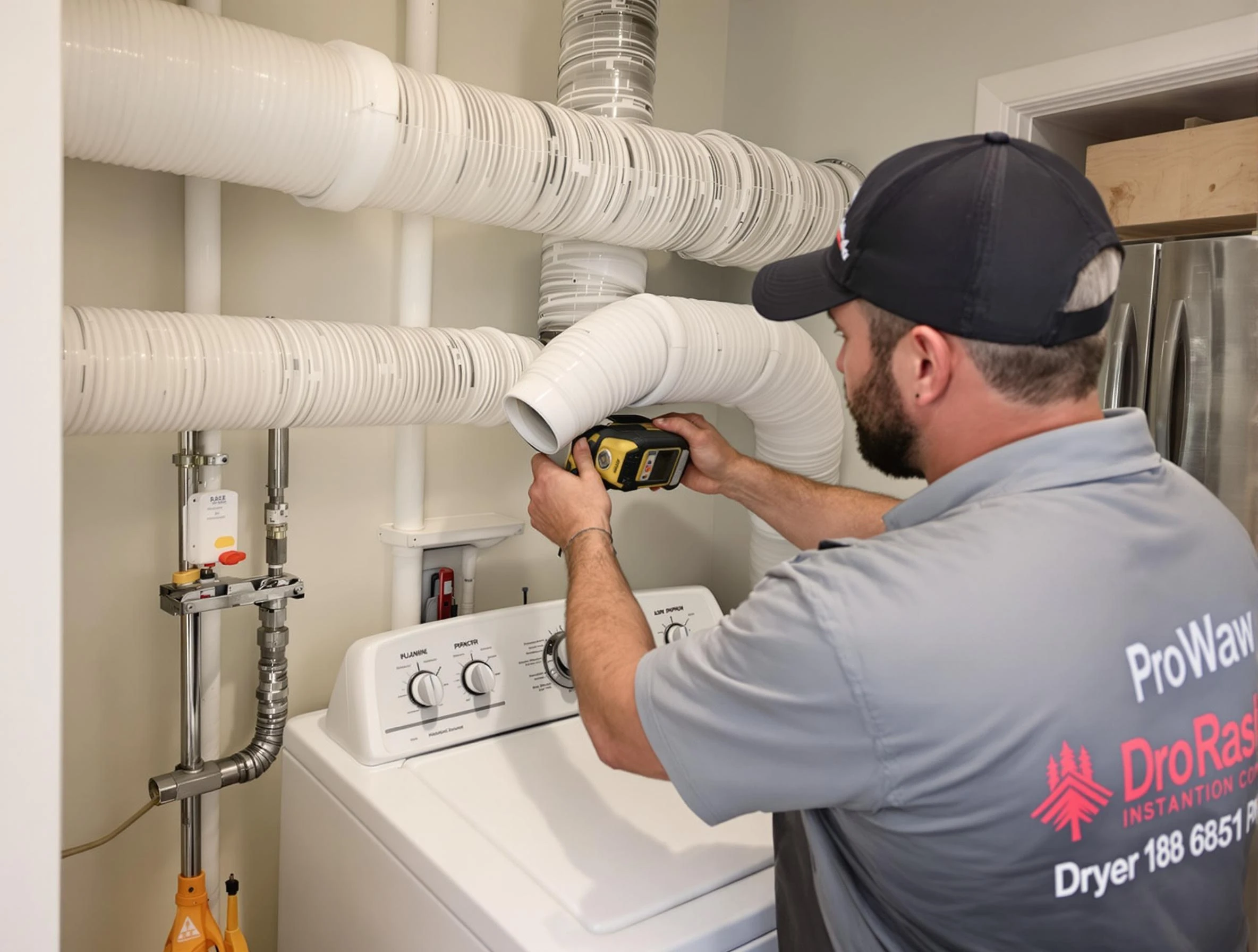 Professional dryer vent hose installation by Irondale Dryer Vent Cleaning in Irondale
